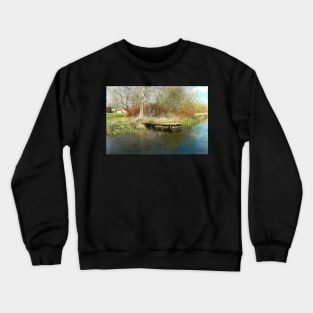 A Jetty On The Itchen Crewneck Sweatshirt